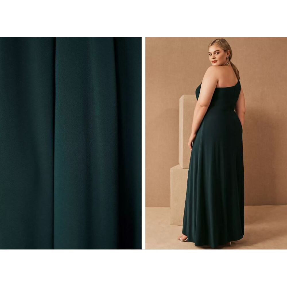 BHLDN Brixen Dress Dark Emerald - Size 16 - Picture 3 of 12